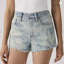 Levis 501  Original Fit High-rise Womens Shor...
