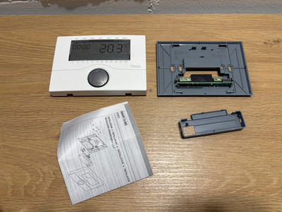 Vimar 01910 Cronotermostato Programmabile A Batteria, Bianco