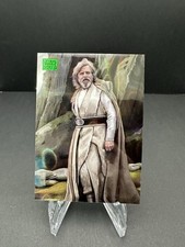 2025 Star Wars Topps Chrome Galaxy - Luke Skywalker #POW-15 Green Lava 80/175