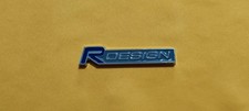 Stemma Emblema R Design Posteriore per VOLVO V60 V40 V90 S60 XC40 XC60 XC90 BLU