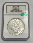 🔥 1887 $1 Morgan Silver Dollar - NGC/CAC Sticker MS64 Green Bean SUPER NICE! 🫛