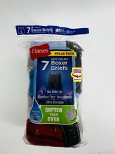 Hanes Boys Briefs Underwear Sz XL 7-pack Under Wear Multi Color NEW