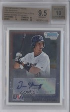 2010 Bowman Wrapper Redemption USA 46/99 Bubba Starling #WR10 BGS 9.5 Auto 0t3