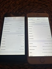 Apple iPhone 6 Unlocked, 16GB, Gray, And Silver 4.7" Screen, 2 iPhones 6 