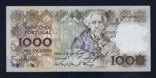PORTUGAL 1000 Escudos 1993 P-181 UNC