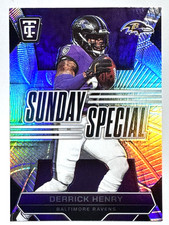 DERRICK HENRY Ravens 2024 Panini Totally Certified SUNDAY SPECIAL INSERT Card 12