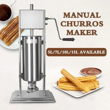 Máquina de churros manual 3L/5L máquina de frutas latinas máquina de churros española de escritorio