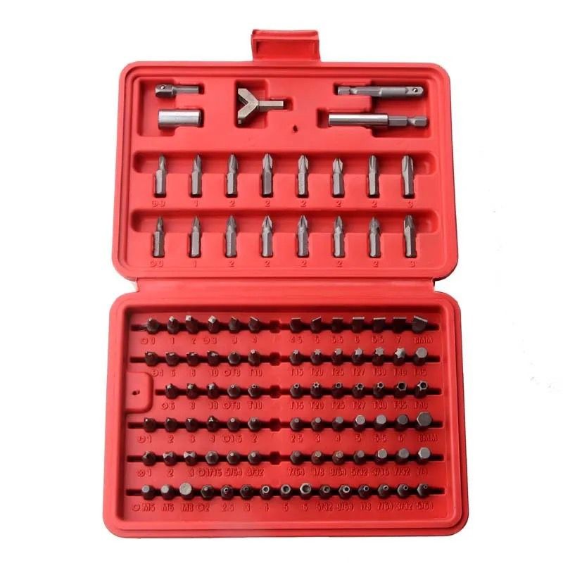 Kit 100 Inserti Giravite Cacciavite punte Trapano Avvitatore 100 Pezzi 70730 foto 5