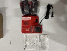 Milwaukee 48-59-1812 18V Red Battery Charger with Batteries and Manual