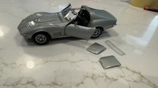Danbury Mint 1970 Chevrolet Corvette Coupe Cortez Silver - No Box No Papers Danbury Mint 1970 Chevrolet Corvette Coupe Cortez Silver - No Box No Papers