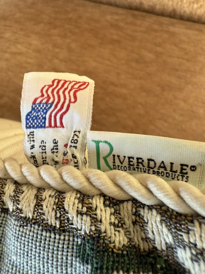 "Tapiz de velero faro almohada gaviotas cuadrado náutico 16""" Foto 2 de 3