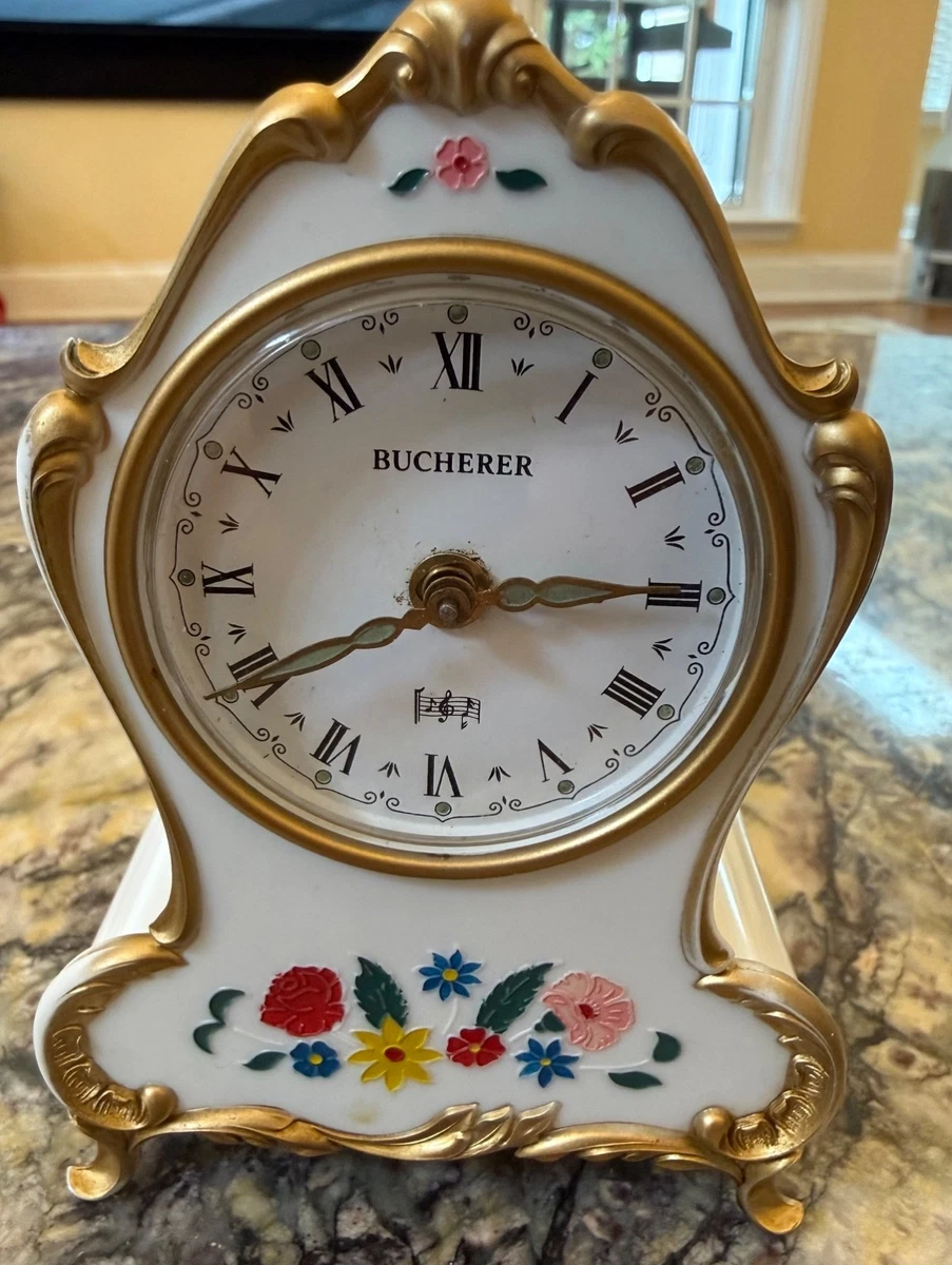 Bucherer Clock Indiana Collectible Shelf & Mantel Clocks (1930