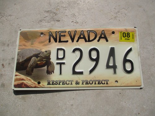 Nevada Respect & Protect TURTLE license plate # 2946