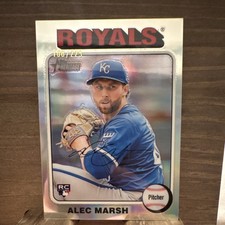 Topps Alec Marsh 2024 Heritage Chrome Silver Border Rookie #683 /225