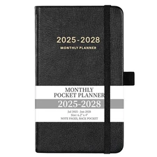 2025-2028 Pocket Planner - 3 Year Monthly Planner Jul.2025 - Jun.2028 6.2" x ...
