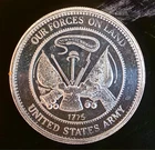 1991 Operation Desert Storm Army US Land Forces Bullion-0.999 Silver 1 Oz Coin