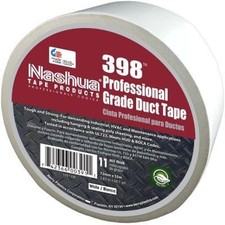Duct Tape 2in x 60yds 48mm x 55m Nashua 398 White 11 Mil UL 1086185