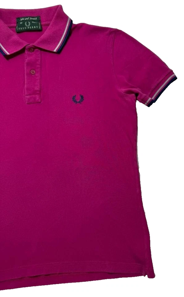 Fred Perry 双尖 Polo 衫 - 40 码 — 第 3/4 张图片