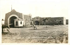 1940s Yuma Arizona Entrance Territorial Prison Museum RPPC Postcard 25-11904