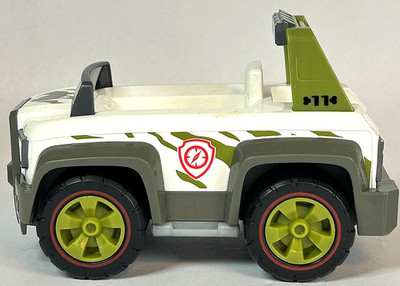 Paw Patrol Tracker Jungle Cruiser Vehicle White Green Jeep Replacement Toy Car