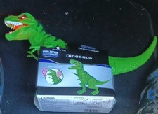 Green T-Rex Dinosaur large Toy w/ Light Sounds, Push to Try