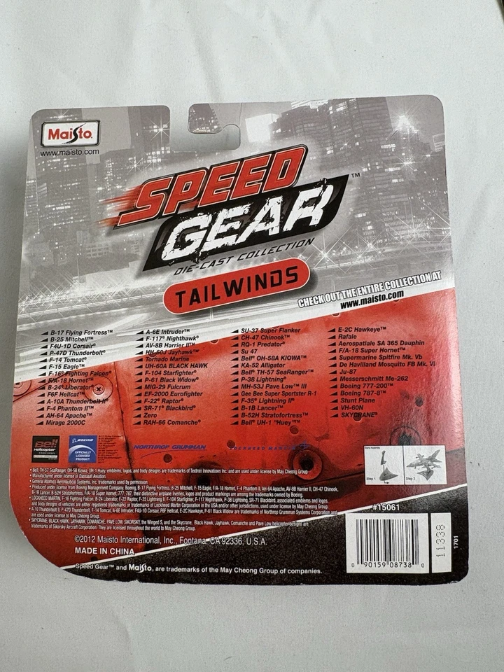 NEW Maisto Gee Bee Super Sportster R-1 aircraft Tailwinds Unboxed - Image 2 of 3