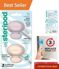 Fresh-Scent Clip-On Toothbrush Covers, Pack of 2 - For Manual  Electric Brushes