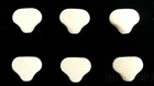 Acrylic MINI SIZE button only Fit Gotoh Machine Head Ivory  6ps FR10I