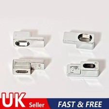 4x 6mm Shower Glass Panel Bracket Retaining Clip Clamp Enclosure Fixture New
