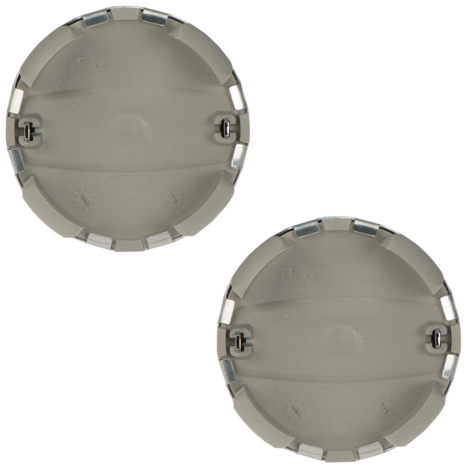 Juego de tapacubos centrales de rueda OEM (2) 17" 18" cromo negro MKZ Continental MKX DP5Z1130B Foto 3 de 4