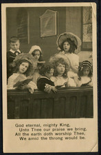 BAMFORTH & Co Postcard Real Photos - 'God eternal, mighty king..'