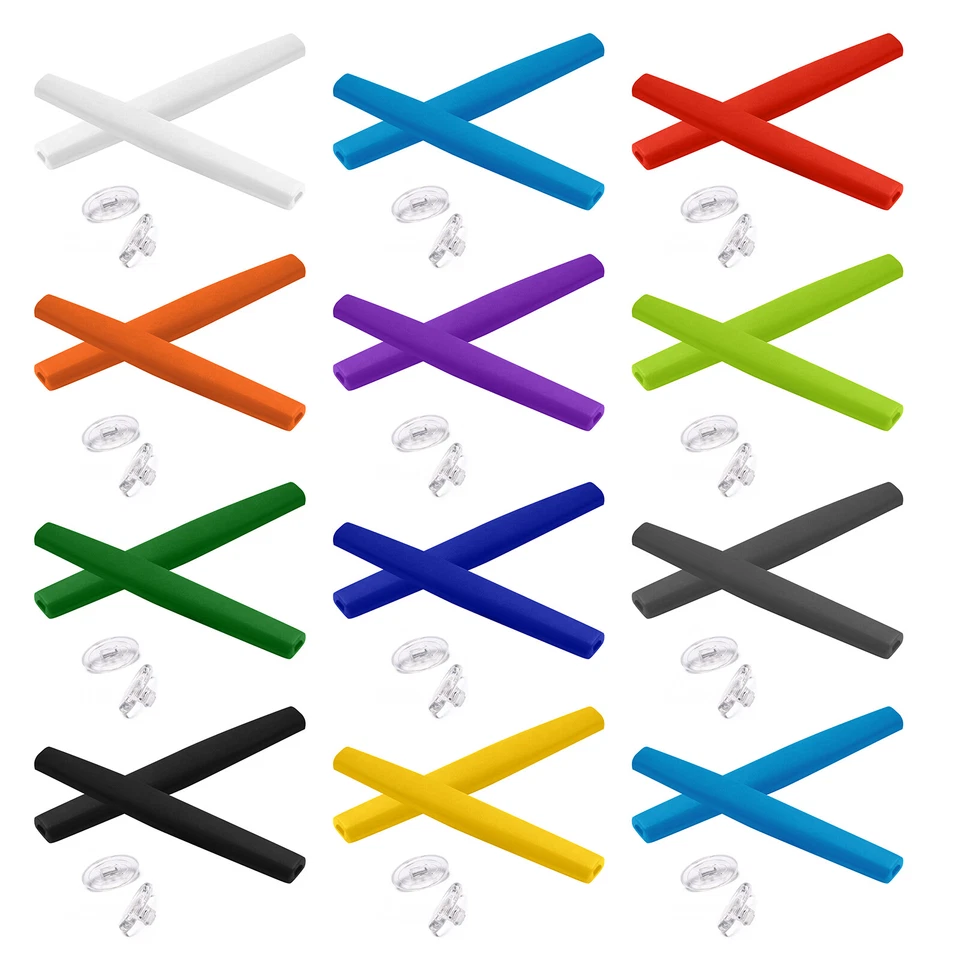 Lenslog Ear Socks & Nose Pads Rubber Kit for-Oakley Inmate Sunglasses - Opts