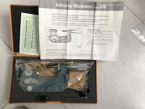 NEW UNOPENED Mitutoyo Micrometer Jeweled 510-102 25-50mm 0.001mm Metric