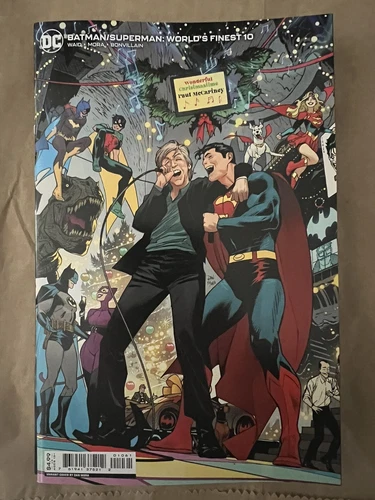 BATMAN / SUPERMAN WORLD'S FINEST #10 Dan Mora Paul McCartney Holiday Variant