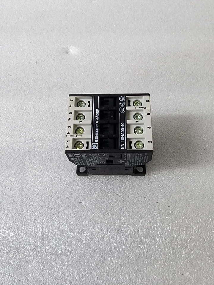 BENEDIKT & JAGER K3-10NA00-40 MAGNETIC CONTACTOR 10A COIL VOLTAGE 220-264V - Image 2 of 4