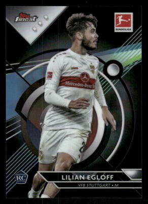 2022-23 Topps Finest Bundesliga Lilian Egloff Black Refractor SN #135 ...
