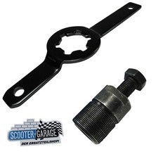 Blockierwerkzeug Variomatik + Polradabzieher für Yamaha Aerox / MBK Nitro 50 2T