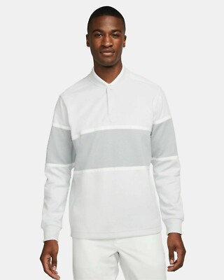 $90 NEW Nike Dri-FIT Men's Long-Sleeve Henley Golf Top Jacket