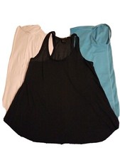 Lot Of 3 Swimsuit Beach Coverups Size M Navy White and Aqua