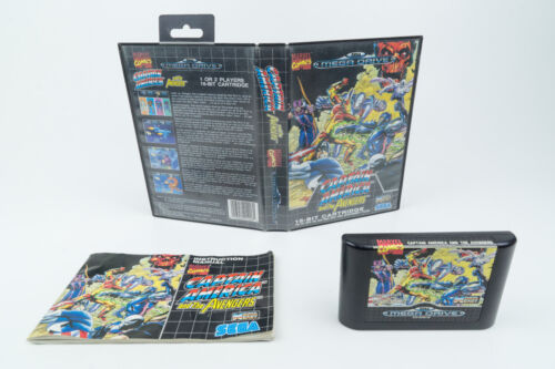 Sega Mega Drive *Captain America and The Avengers* emballage d'origine avec instructions PAL #2 - Photo 1/7