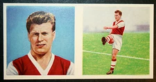ARSENAL  Jackie  Henderson  Vintage 1960 Football Card  JE16MS