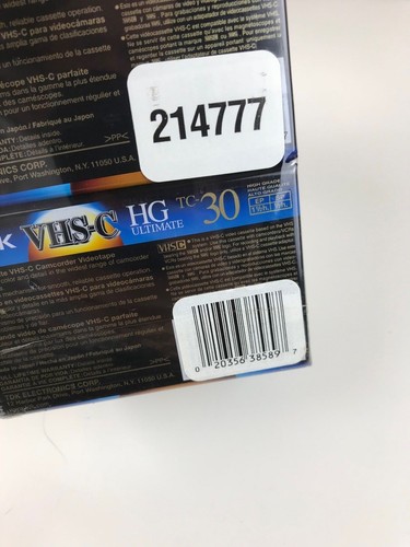 New Sealed TDK VHS-C HG Ultimate Video Tapes TC-30HG 6 Pk - Picture 2 of 3