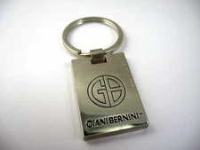 Vintage Collectible Keychain: Giani Bernini Logo Leather Back