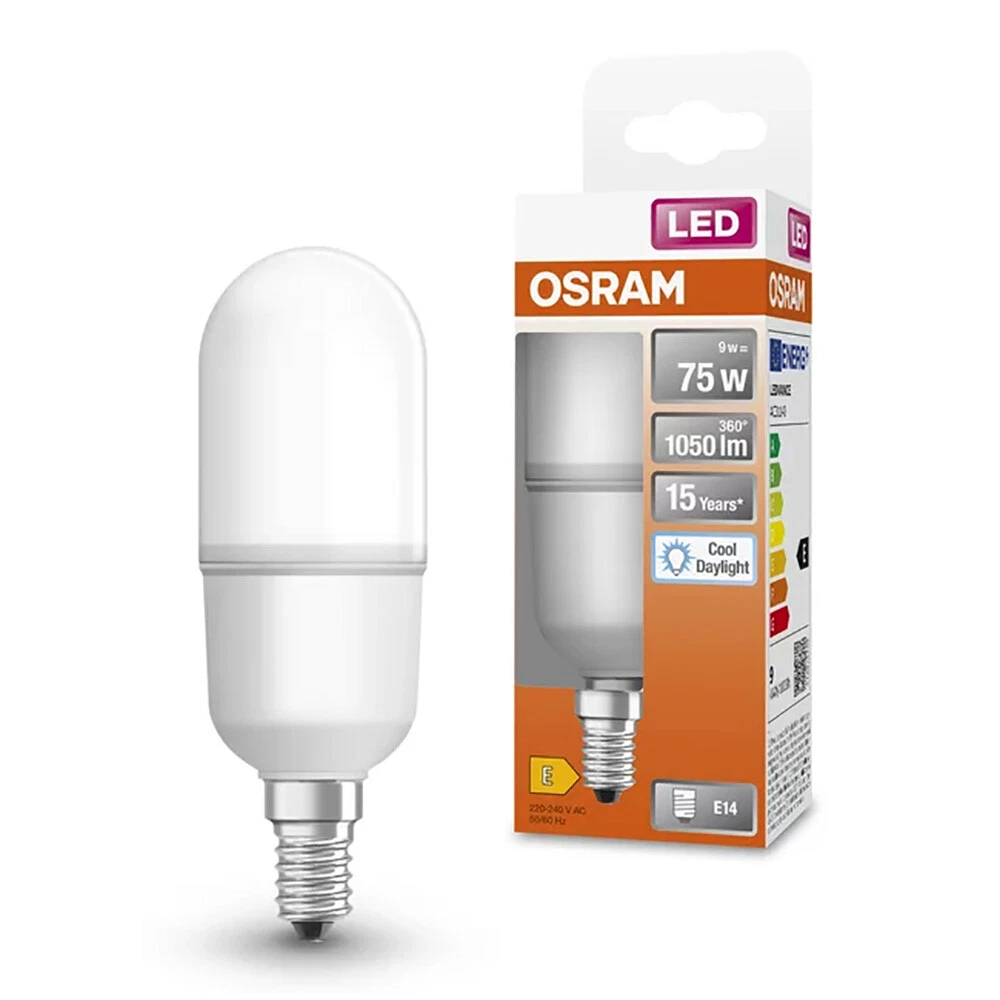 Osram LED Lamp Tube Stick 9W 75W E14 Matte 1050lm Cold White 6500K