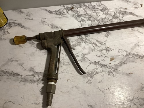 Vintage Brass High Pressure Tree Spray Fire Fog Nozzle Gun Untested Model B - Picture 3 of 4