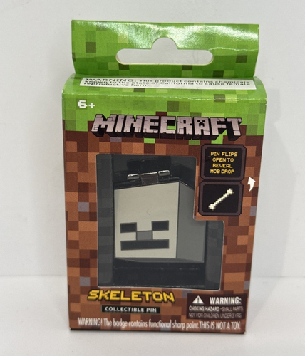 Minecraft Skeleton Collectible Pin Official Merchandise New in Package ...