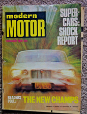 Modern Motor 1970 Feb Holden 350GTS Falcon 351GT Lambretta Wilson Highwayman  Ma