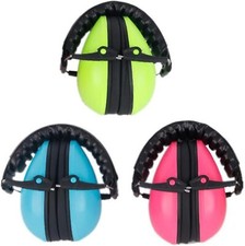HAPPY BABY 0-3 Years Ear Muffs Noise Reduction Hearing Protection W/Bags  3 PACK