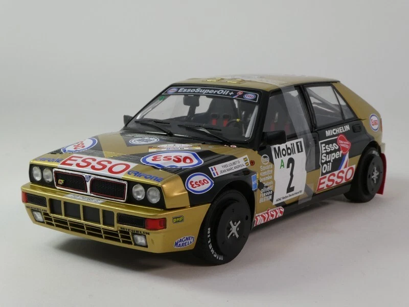 Solido Lancia Delta HF Integrale ESSO #2 Loubet ADAC Rally 1989 1/18 S1807805 - Immagine 2 di 3