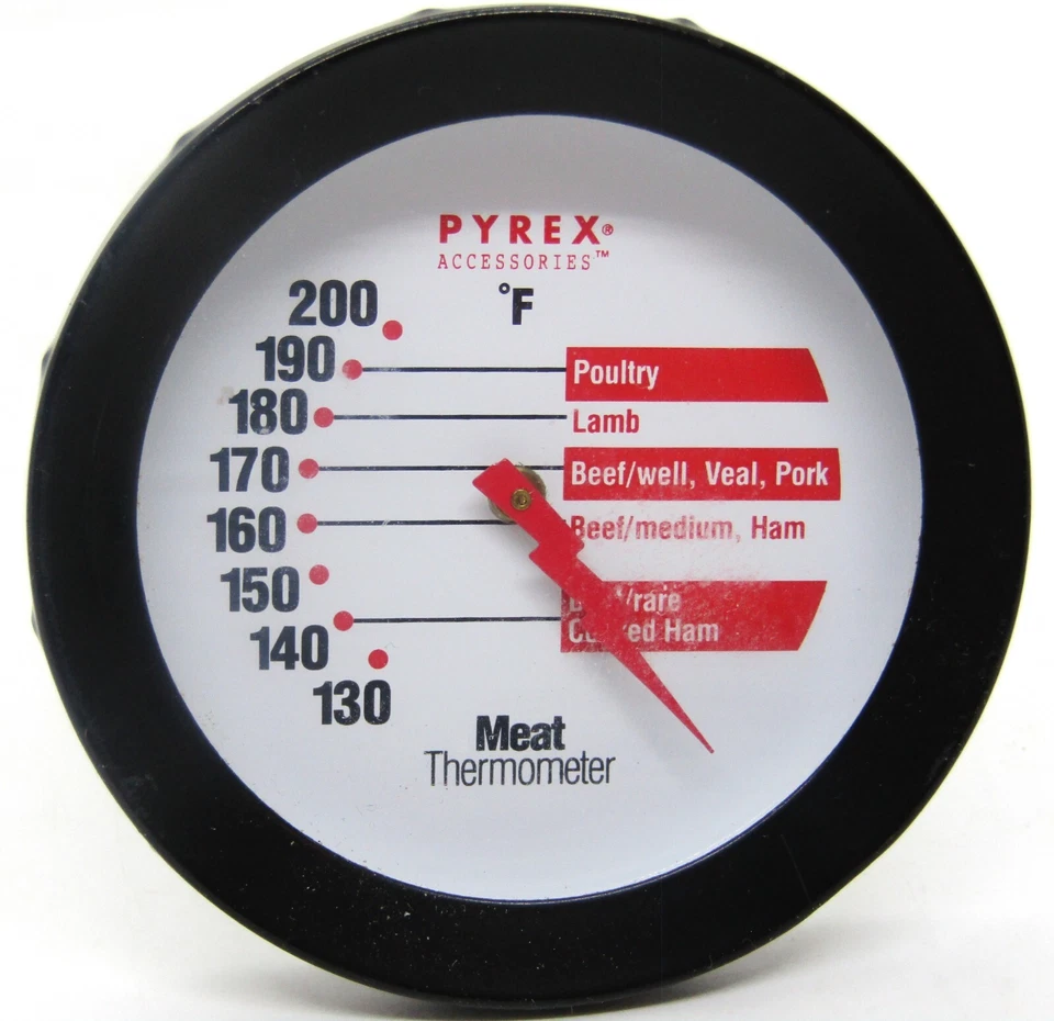 Accesorios PYREX Esfera Grande Lectura Instantánea Termómetro Carne Foto 3 de 4